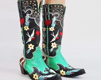 Old Gringo Sora Brass Mid Calf 