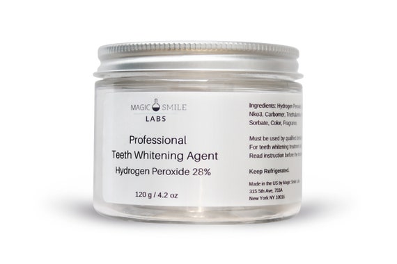 Low Strength Teeth Whitening Agent 28 HP Gel 120 Gram Jar 40  