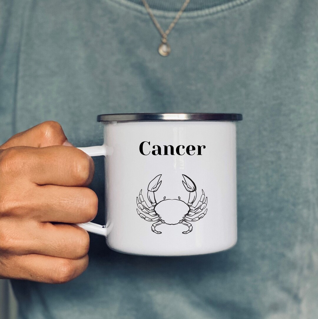 Zodiac Cup Cancer Cancer Constellation Ceramic Cup Enamel Mug ...