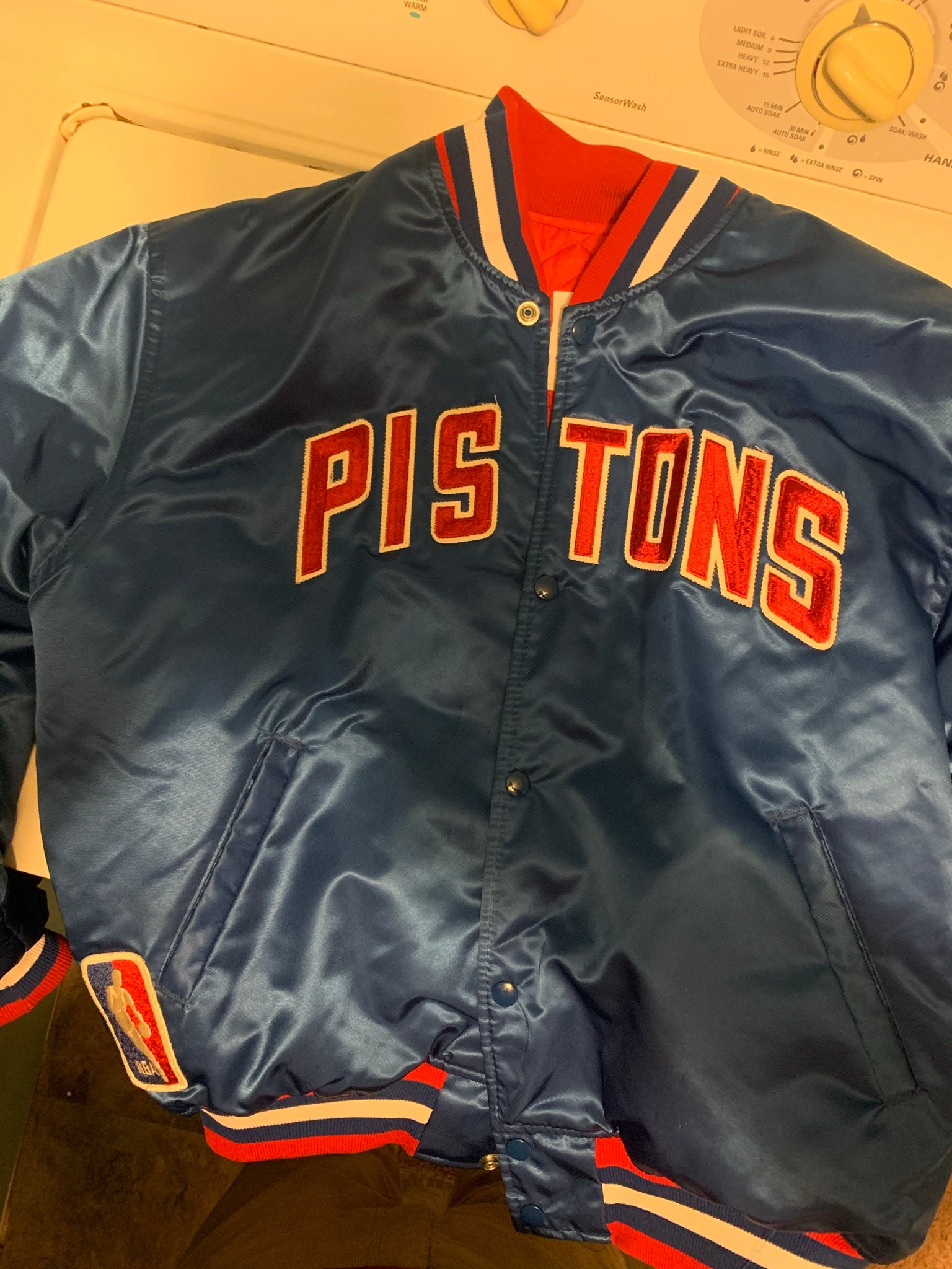 Vintage Detroit Pistons Starter Jacket Etsy