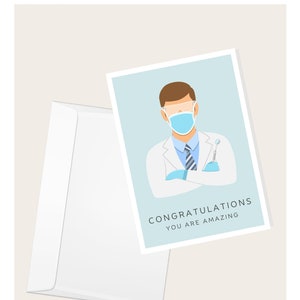 Dentiste « Félicitations, vous êtes incroyable » Carte de vœux | Dentisterie | Remise des diplômes | Honneur | Carte de correspondance vierge