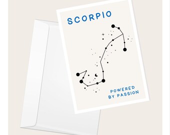 Scorpio Celestial Card
