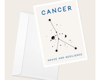 Cancer Celestial Card