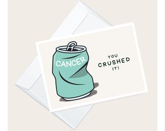 Cancer “You Crushed It” Supportive Card
