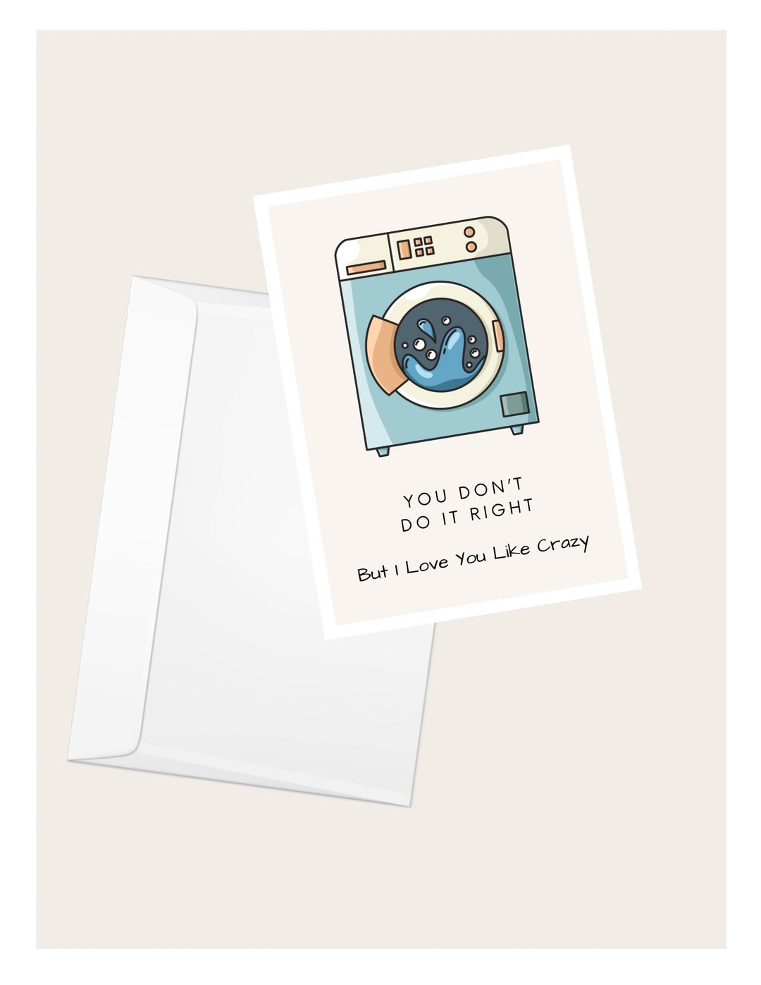 Whimsical Domestic Bliss Greeting Card - Etsy