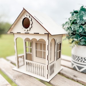 Build Your Own Wooden Birdhouse Kit Build Your Own Birdhouse Cottage