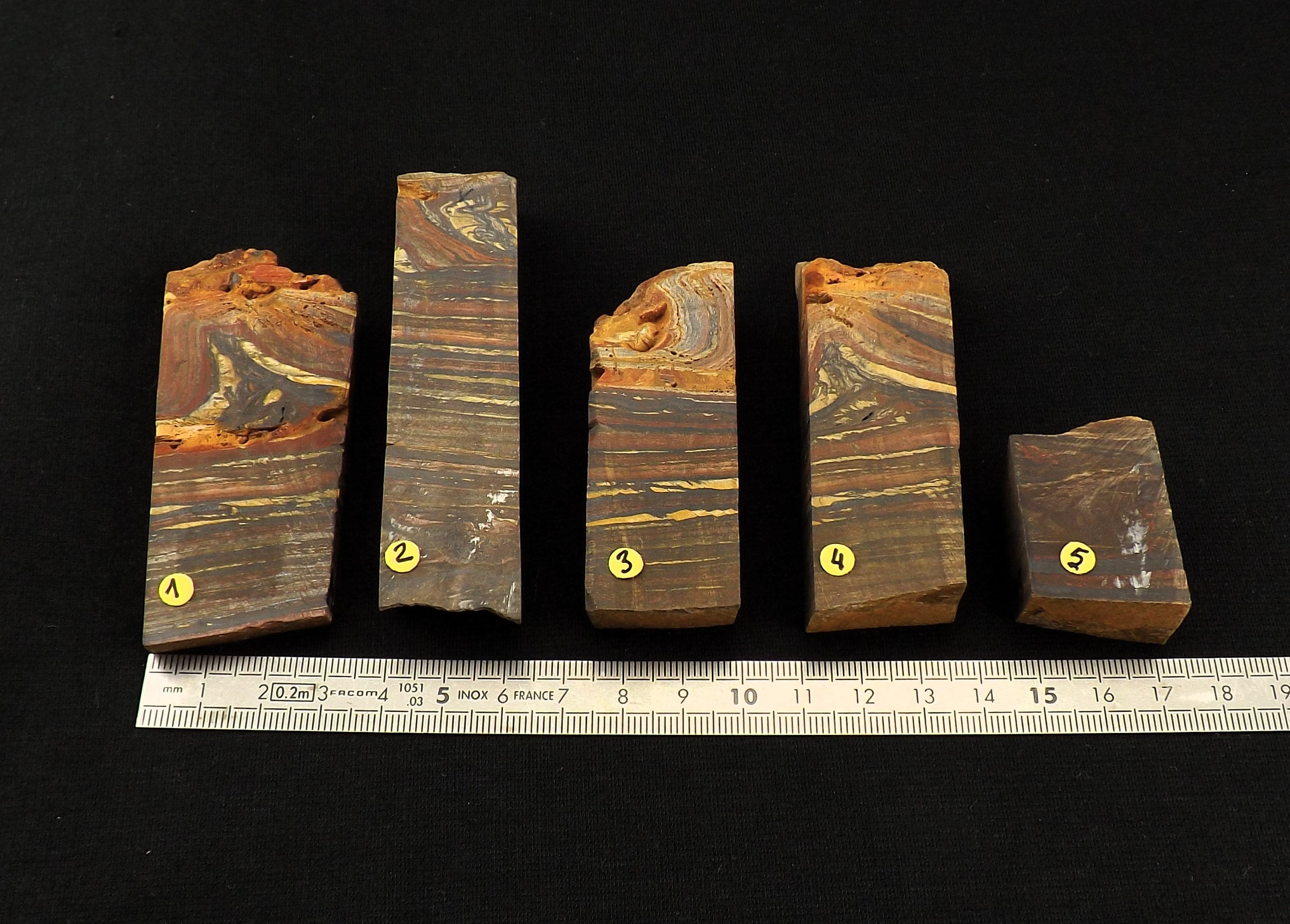 Iron Eye - Natural Rough Stone - Plate/Slab/Slice Hematite Stone Cut Crafts Rocks Minerals
