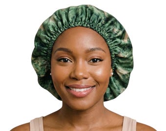 SILK hair bonnet, adjustable reversible bonnet, anti  frizz cap, curly hair cap,silk head wrap, hair care,  hair protection, gift for her