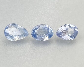 1,47 kt Kasjmir-saffierpakket: natuurlijke onbehandelde losse edelstenen