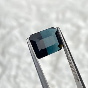 Natural Indicolite Blue Tourmaline 2.90cts |9x7mm Octagon Cut Loose Gemstone Rare Faceted Blue Tourmaline for Custom Jewelry Ring or jewelry