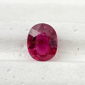 1.43 Ct Natural Rubellite Tourmaline | Unheated Oval cut 9x7mm Pink Tourmaline Gemstone | Loose Tourmaline | DIY Jewelry, Collector’s stone