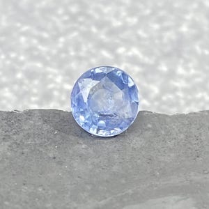 Jammu Kashmir Sapphire 0.59ct Natural Blue sapphire Round 5mm Certified kashmir sapphire Rare Old Mines Jammu kashmir sapphire collector gem