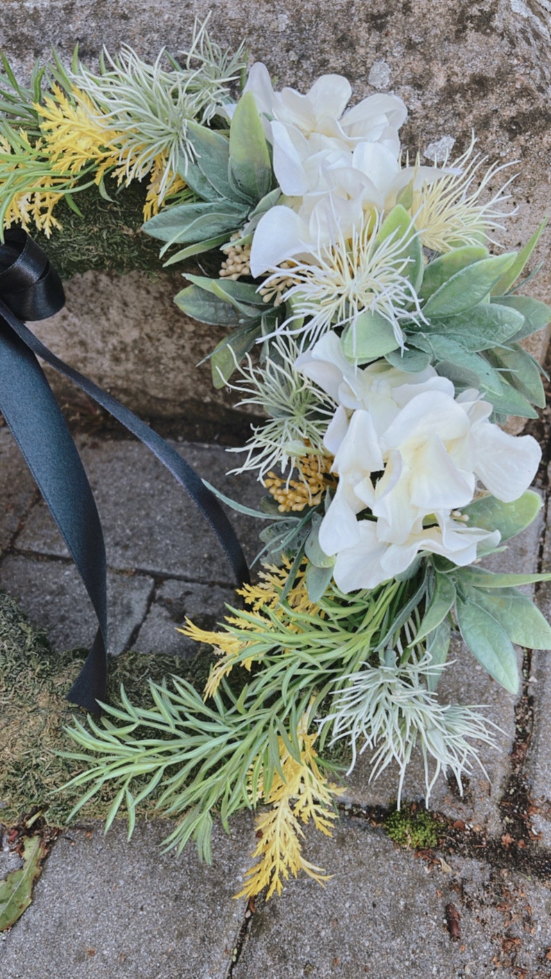 Mourning Memorial Wreath Etsy