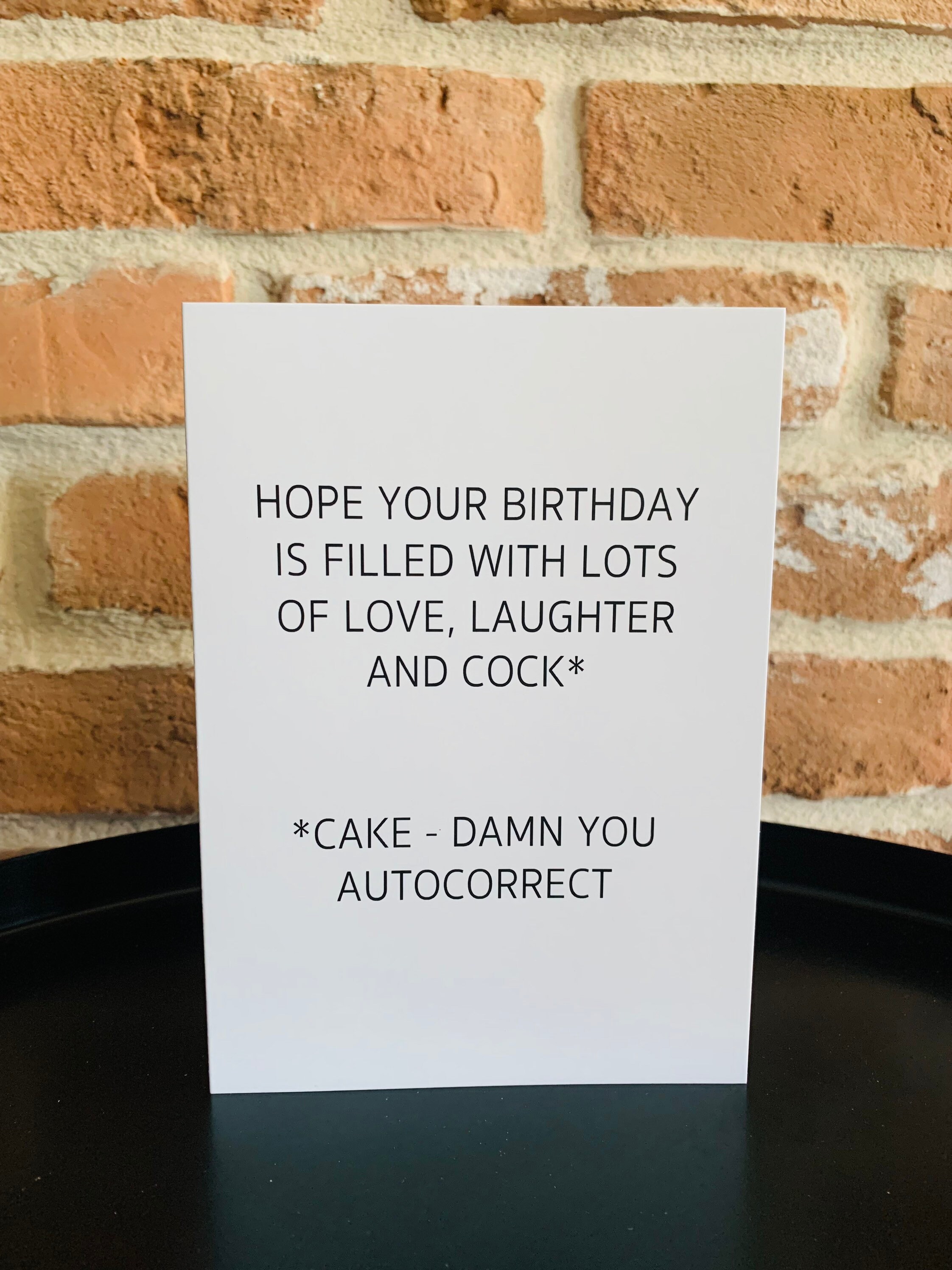 Hope your birthday is filled with autocorrect Birthday Etsy