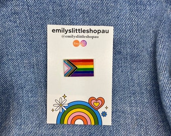 Progress Pride Flag & Intersex inclusive Flag pin