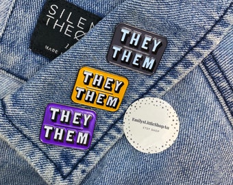 They / Them pronoun Pin