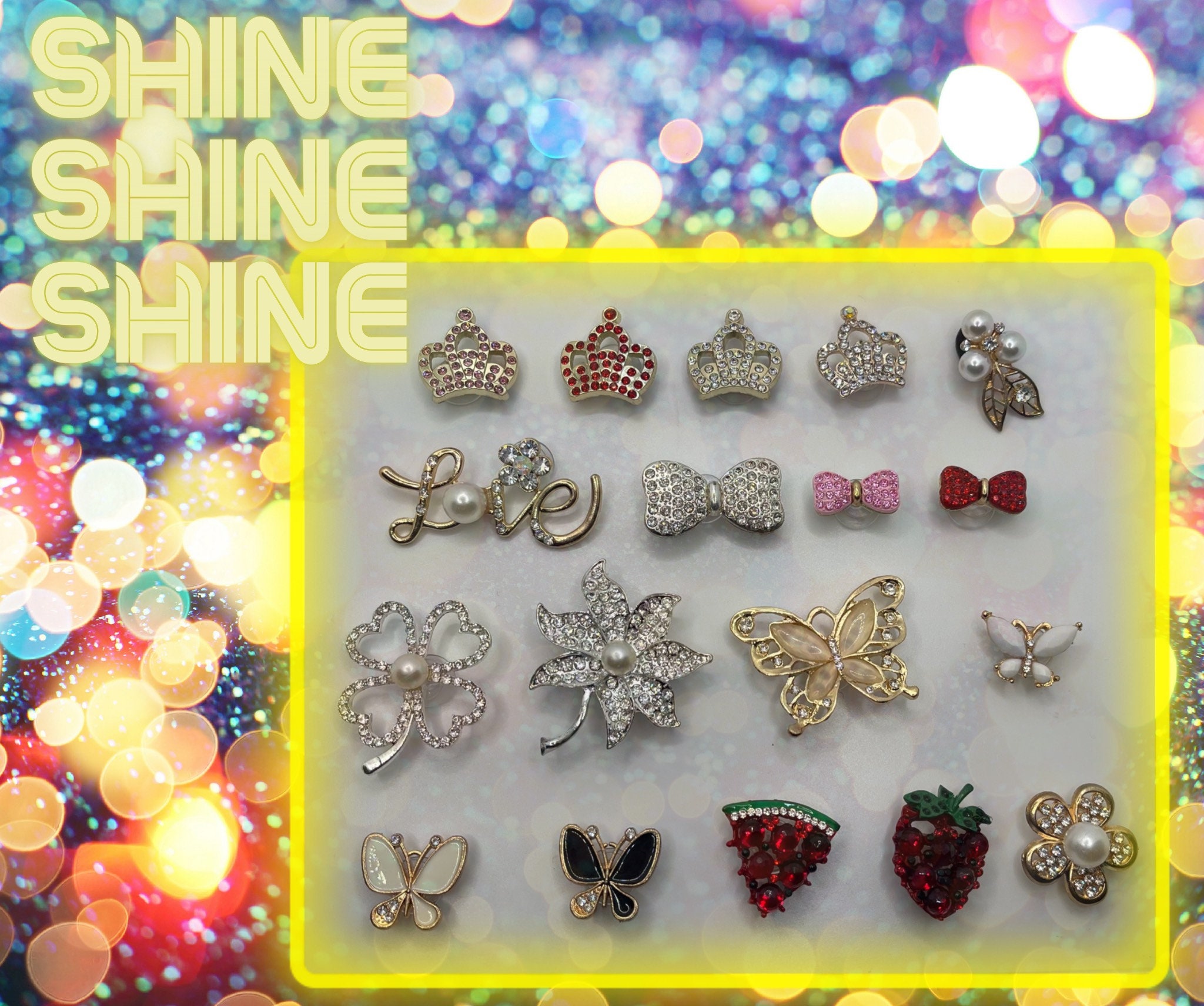 Bling Croc Charms