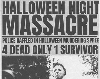 1978 Halloween Haddonfield Herald Massacro della notte di Halloween > Michael Myers