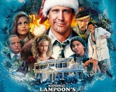 1989 National Lampoons Christmas Vacation Movie Poster Print Clark Griswold