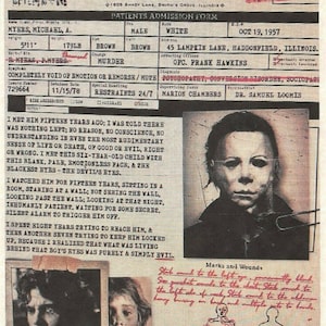 1978 Halloween Smiths Grove Sanitarium Michael Myers &gt; Haddonfield Illinois