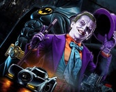 1989 Batman Movie Poster Print > Michael Keaton > DC Comics