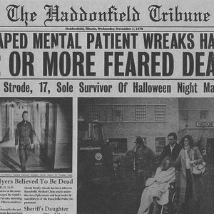 1978 Halloween Haddonfield Herald Halloween Night Massacre &gt; Michael Myers
