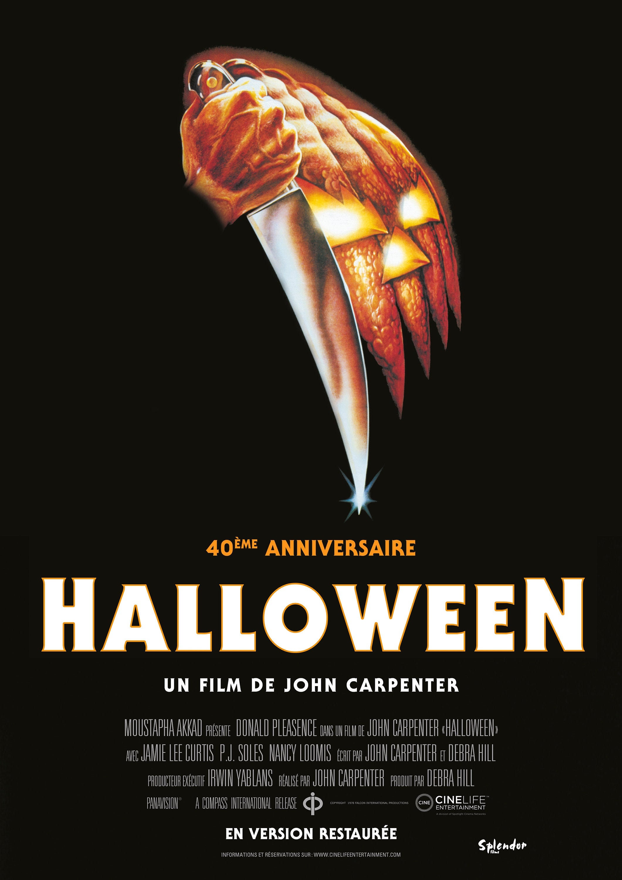 1978 Halloween Movie Poster Print Michael Myers Laurie Strode Nick 