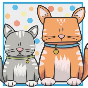 Purrfect Pals Printable Art
