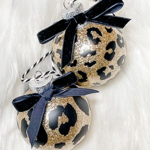 Leopard Christmas Ornaments 