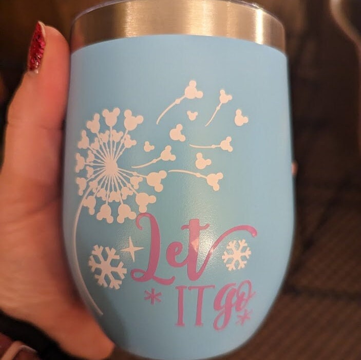 Let's Go Girls Wine Tumbler, Design: SHANIA - Everything Etched