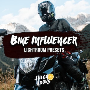 7 Bike Influencer Lightroom Presets, Mobile & Desktop, Motorcycle, Motocross, Car Automotive Bike Blogger Preset, motorbike, Photo Filter