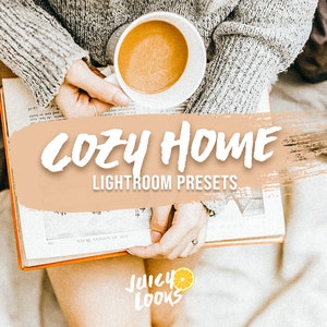 5 Warm and Cozy Lightroom Presets, Mobile & Desktop, Interior, Blogger, Photo Filter, Home, Photography, Warm, Influencer, Cozy presets