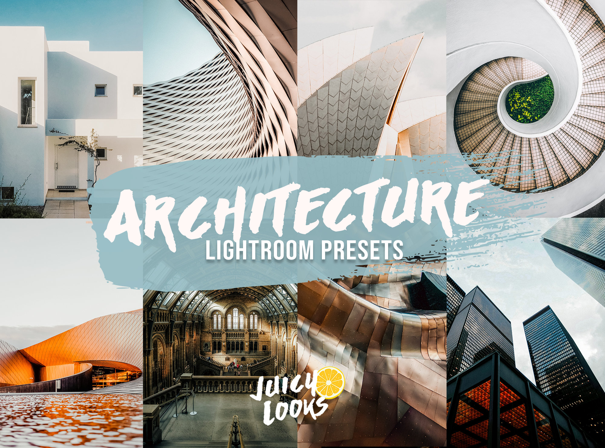 10 Architecture Lightroom Presets, Mobile & Desktop Presets, Filters, Bundle, Real Estate Photography, Real Estate Lightroom Presets