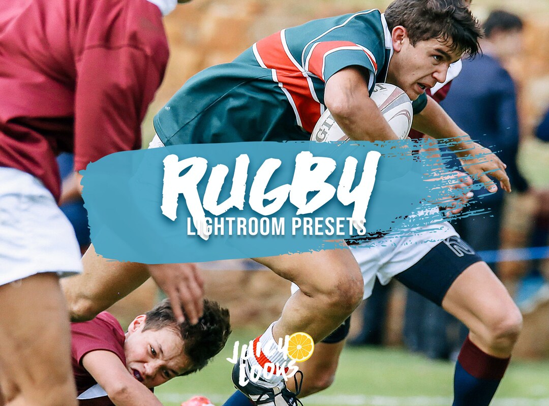 7 Rugby Lightroom Presets, Mobile & Desktop, Filters, Lightroom Overlay ...