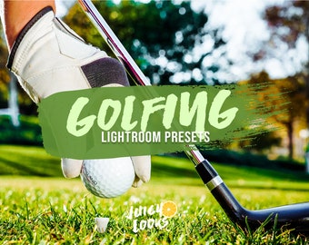 7 Golf Lightroom Presets, Mobile & Desktop, Filters, Lightroom Overlay, Sports Photography, Golfing