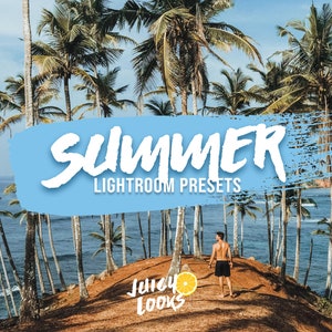 7 Summer Presets, Lightroom Mobile & Desktop, Beach Presets, Travel, Influencer, Instagram Filter, vacation