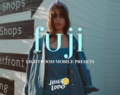 7 Fuji Film Lightroom Mobile Presets, Bundle, Filters, Overlay, Film, Photography, Digital Download, VSCO, Kodak, Vintage Analog Filters