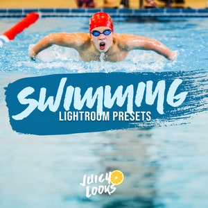 7 Swimming Lightroom Presets, Lightroom Mobile & Desktop, Filters, Lightroom Overlay, Swim, Sport Photography, sports photoshop preset