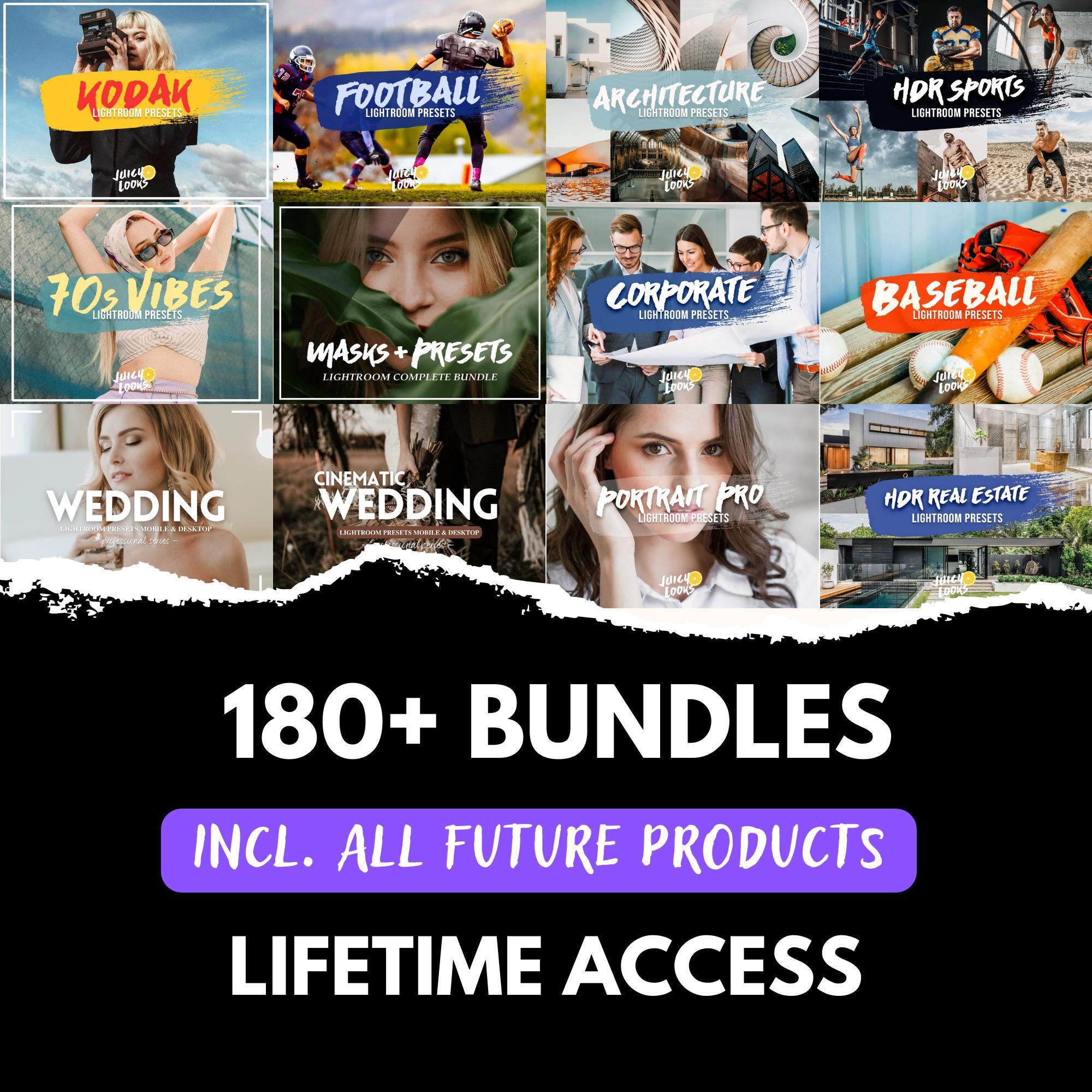 1000+ Lightroom Presets MEGA Bundle | Mobile & Desktop | Lifetime ...