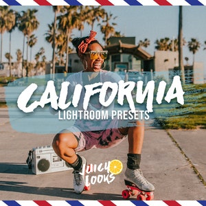7 California Lightroom Presets, Lightroom Mobile & Desktop, Filters, Lightroom Overlay, Globetrotter, Vacation, Travel Blogger, Photography
