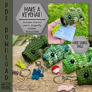 PDF Largemouth Bass Bundle Crochet Pattern: Keychain, Ornament ...