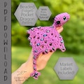 PDF Beaded Fidget Pocket Dragon Crochet Pattern ARSerendipityDesigns