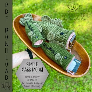 PDF Forellenbarsch Fisch Beutel, Stoffig, Strumpf, Wein, Schnaps, Golf Gemütlich Amigurumi Häkelanleitung ARSerendipityDesigns Geschenk für Ihn