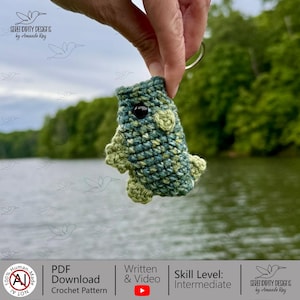 PDF + VIDEO Bode the Bass Crochet Pattern: Largemouth, Sea Bass ...