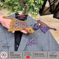 PDF + VIDEO  Small Pocket Dragon Crochet Pattern: Pocket Square, Glider, Toy, Coaster ARSerendipityDesigns product logo