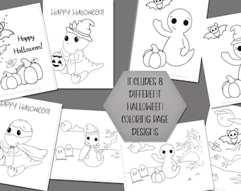 Halloween Coloring Pages PDF Download