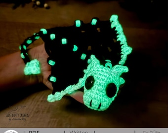 PDF Skeleton Modification for Large Beaded Pocket Dragon Crochet Pattern: Fidget Toy, Halloween, Spooky ARSerendipityDesigns
