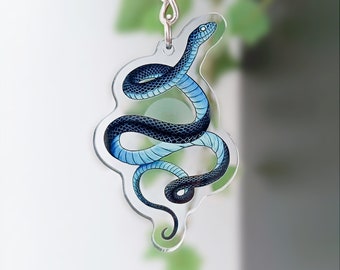 Snake Keychain - Etsy