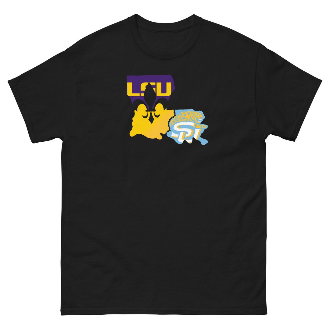 LSU & SOUTHERN UNIVERSITY Home Team College Football Tshirt, Baton
