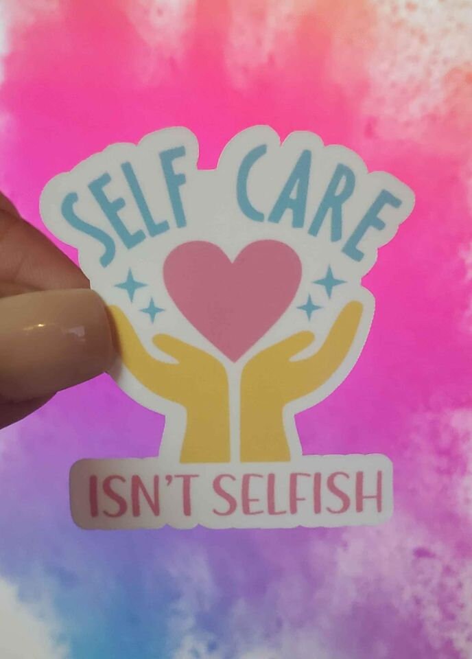 Set of Mental Health Stickers | Self Care Isn't Selfish - Etsy